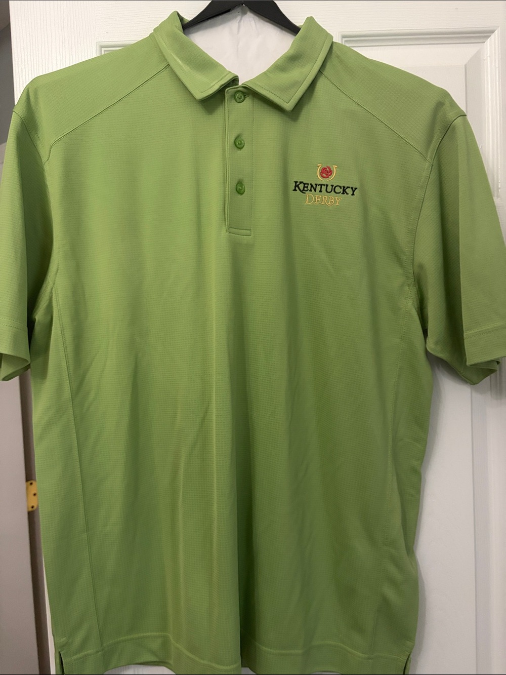Cutter & Buck Lime Green Kentucky Derby Polo